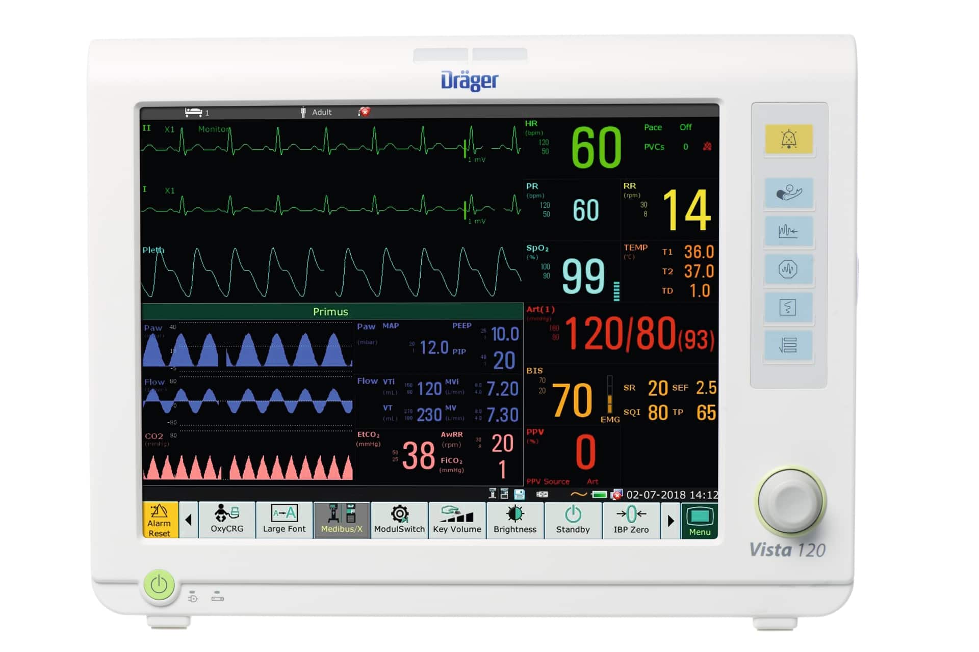 Монитор пациента Drager Vista 120
