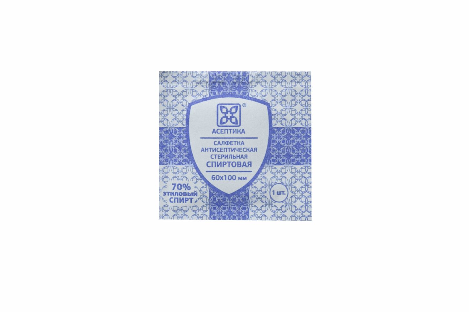 Салфетка спиртовая "Асептика" 60*100 Россия